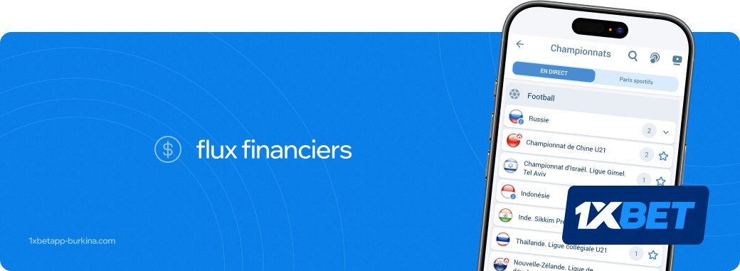 1xbet betapk Burkina flux financiers